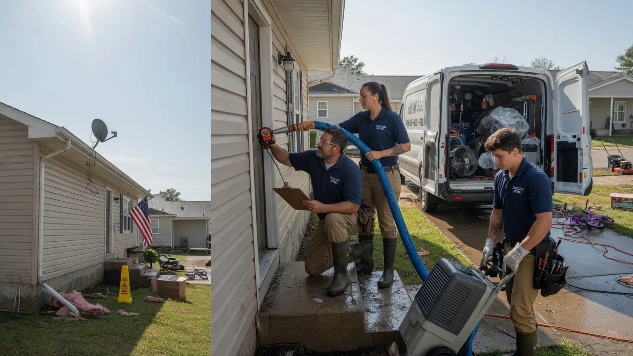 Ceiling Water Damage Restoration in Castleton, VA near me